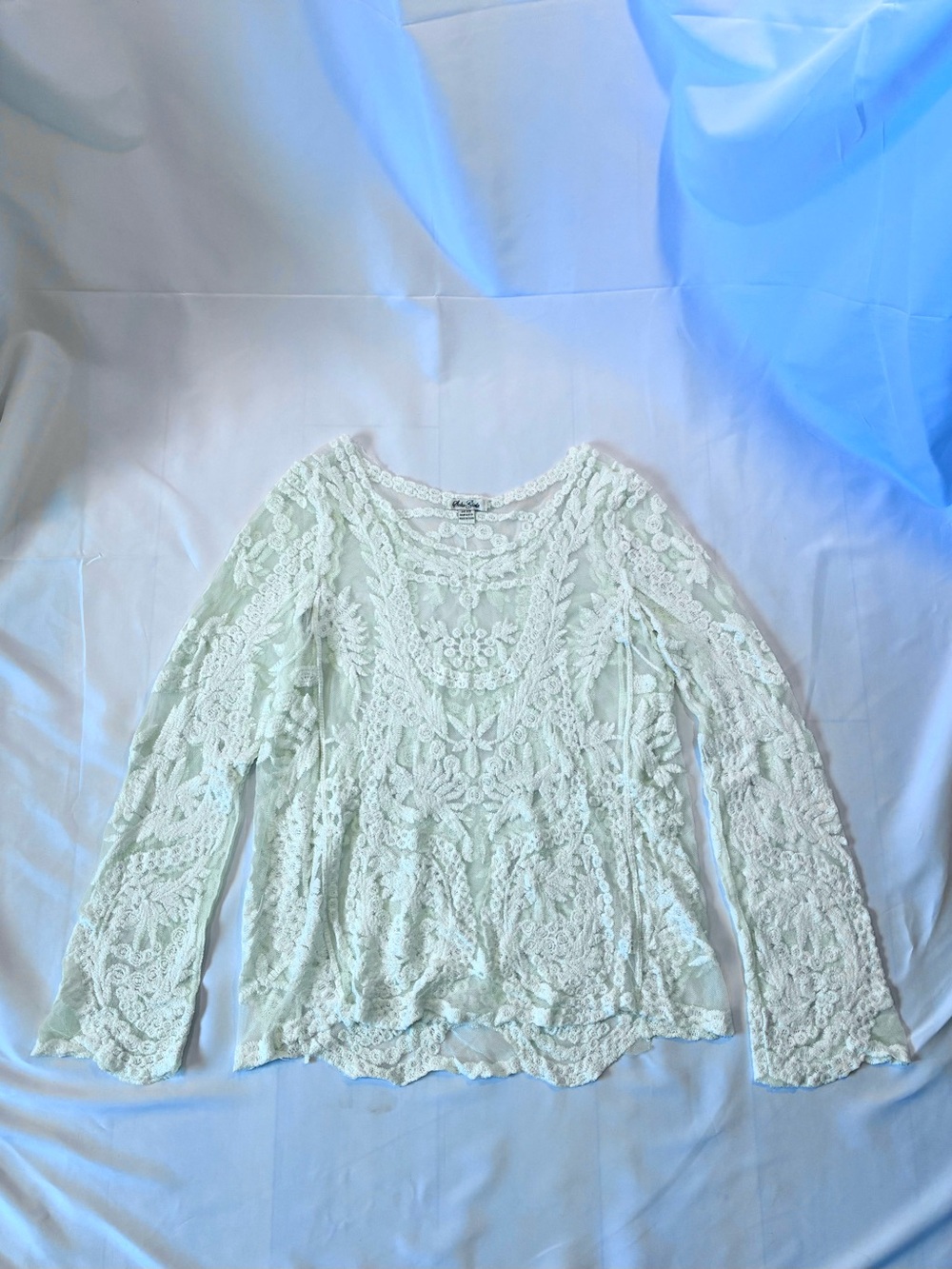 Soho Girls Floral Lace Top